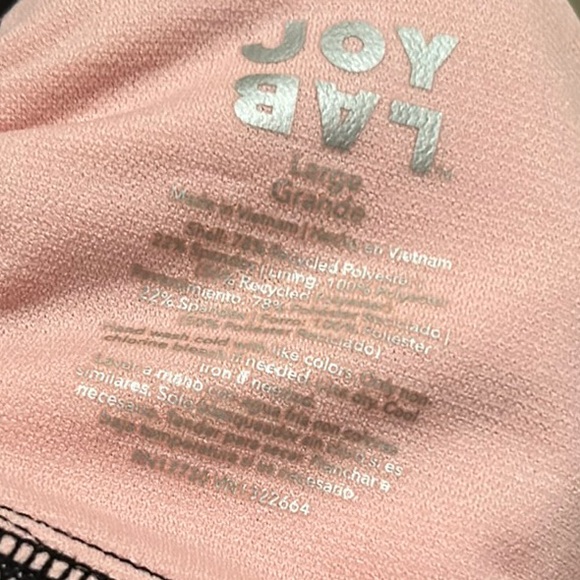 New! JoyLab Striped Halter Swim Top - Picture 5 of 5